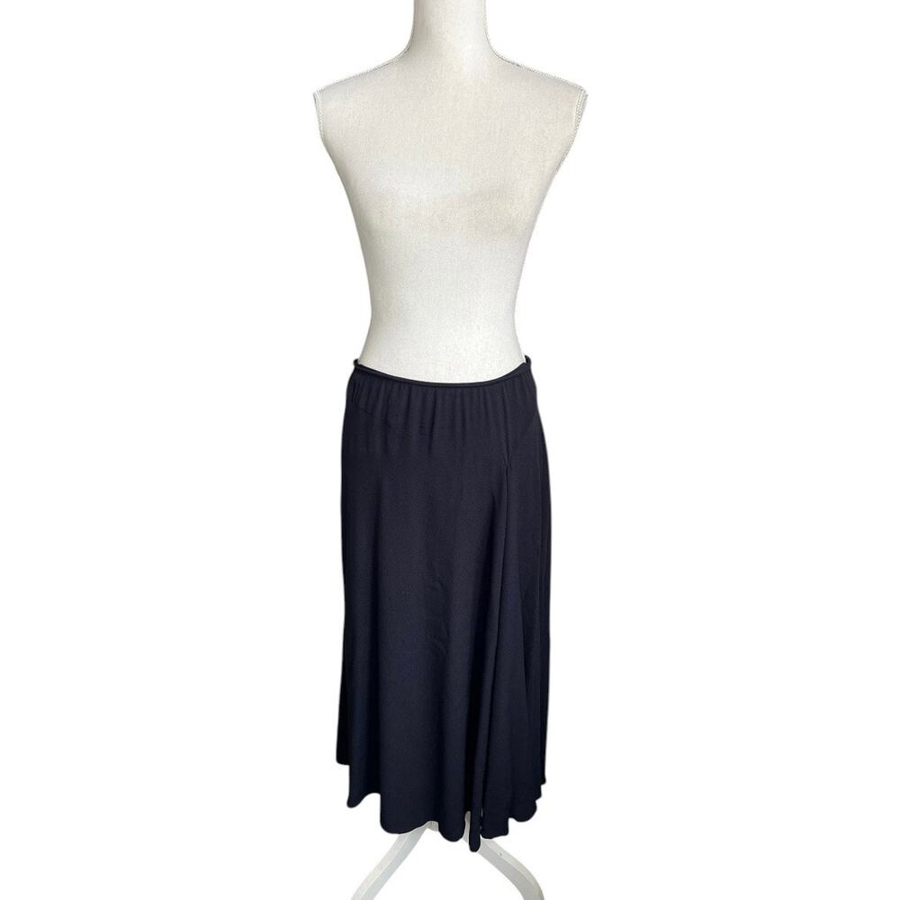 Aerie navy blue Polka Dot Maxi Skirt cottagecore European summer mamm Mia xs